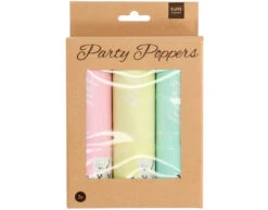 Confetti Kanonnen Set Pastel 15cm 3st -Feestspullen Winkel confetti kanonnen set pastel 15cm 3st 7