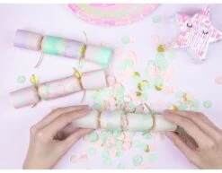 Confetti Knaller Pastel 17cm 6st -Feestspullen Winkel confetti knaller pastel 17cm 6st 2