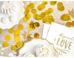 Confetti Rond Goud -Feestspullen Winkel confetti rond goud 4