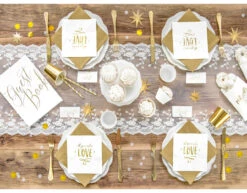 Confetti Rond Goud -Feestspullen Winkel confetti rond goud 5