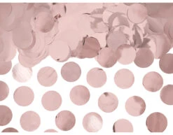 Confetti Rond Rose Goud
