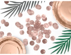 Confetti Rond Rose Goud -Feestspullen Winkel confetti rond rose goud 6