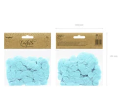 Confetti Rondjes Lichtblauw -Feestspullen Winkel confetti rondjes lichtblauw 8