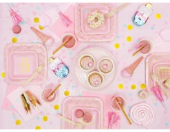 Confetti Rondjes Lichtroze -Feestspullen Winkel confetti rondjes lichtroze 4