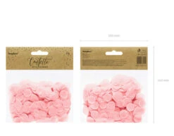 Confetti Rondjes Lichtroze -Feestspullen Winkel confetti rondjes lichtroze 6