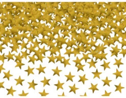 Confetti Sterren Goud 10mm