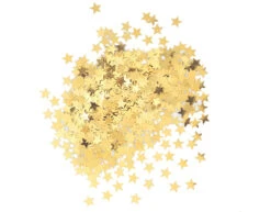 Confetti Sterren Goud 1,2cm