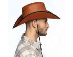 Cowboyhoed Bruin 45cm -Feestspullen Winkel cowboyhoed bruin 45cm 2