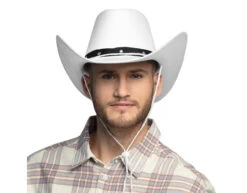 Cowboyhoed Wit -Feestspullen Winkel cowboyhoed wit 2