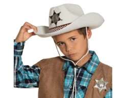 Cowboyhoed Wit Kind