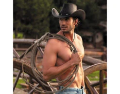 Cowboyhoed Zwart 45cm -Feestspullen Winkel cowboyhoed zwart 45cm 5