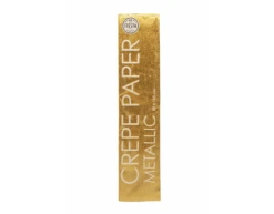 Crepe Papier Metallic Goud 50cm 1,5m