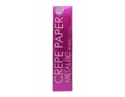 Crepe Papier Metallic Roze 50cm 1,5m