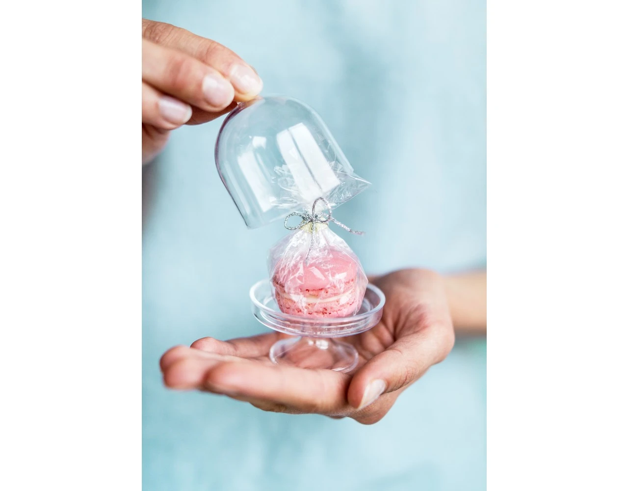 Cupcake Standaard Mini Met Deksel Doorzichtig 7,5cm 3st 3 Cupcake Standaard Mini Met Deksel Doorzichtig 7,5cm 3st - Afbeelding 3