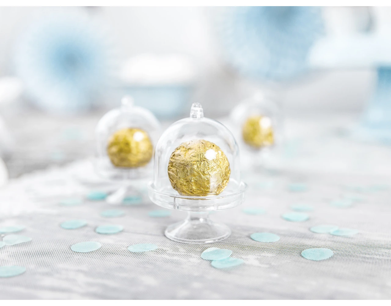 Cupcake Standaard Mini Met Deksel Doorzichtig 7,5cm 3st 4 Cupcake Standaard Mini Met Deksel Doorzichtig 7,5cm 3st - Afbeelding 4