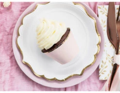 Cupcake Vormpjes Lichtroze Pastel 7,6cm 6st -Feestspullen Winkel cupcake vormpjes lichtroze pastel 76cm 6st 3