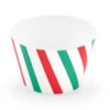Cupcake Vormpjes Rood Groen 7,6cm 6st