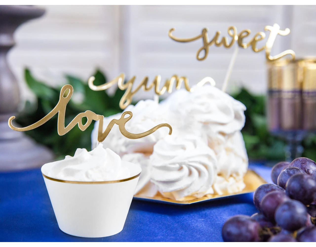 Cupcake Vormpjes Wit 7,6cm 6st 4 Cupcake Vormpjes Wit 7,6cm 6st - Afbeelding 4