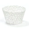Cupcake Vormpjes Wit 8,5cm 10st