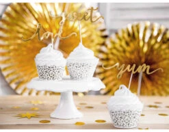 Cupcake Vormpjes Wit 8,5cm 10st -Feestspullen Winkel cupcake vormpjes wit 85cm 10st 6