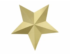 Decoratie Sterren Goud 6st -Feestspullen Winkel decoratie sterren goud 6st 2