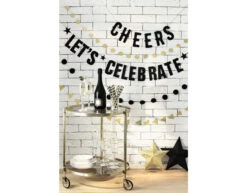 Decoratie Sterren Zwart 6st -Feestspullen Winkel decoratie sterren zwart 6st 5