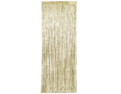 Deurgordijn Gouden Metallic Folie 2,4m
