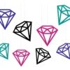 Diamant Hangdecoratie Set 8 Delig