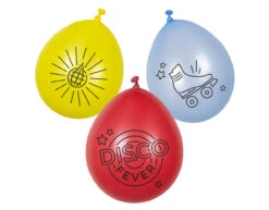 Disco Fever Ballonnen 23cm 6st