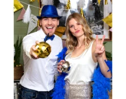 Disco Gouden Bekers Met Rietje -Feestspullen Winkel disco gouden bekers met rietje 3