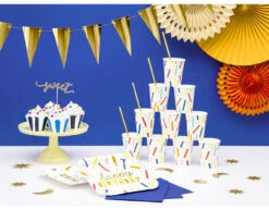 Donkerblauwe Servetten 33cm 20st -Feestspullen Winkel donkerblauwe servetten 33cm 20st 3