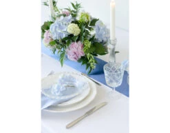 Donkerblauwe Tafelloper 16cm 9m -Feestspullen Winkel donkerblauwe tafelloper 16cm 9m 3