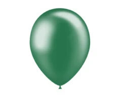 Donkergroene Ballonnen Metallic 25cm 50st