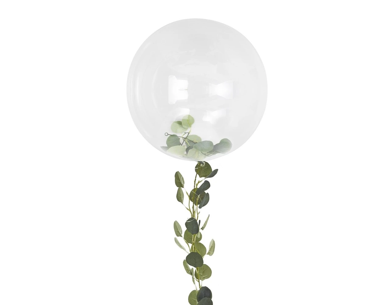 Doorzichtige Ballon Bladeren 91cm 1 Doorzichtige Ballon Bladeren 91cm