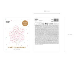 Doorzichtige Ballonnen Lichtroze Hartjes -Feestspullen Winkel doorzichtige ballonnen lichtroze hartjes 3