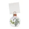 Eucalyptus Bauble Place Card Holder With White Place Cards