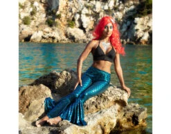 Flarebroek Zeemeermin M -Feestspullen Winkel flarebroek zeemeermin m 4