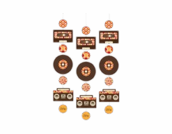 Flower Power Hangdecoratie 1,2m 3st