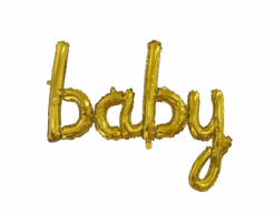 Folie Ballon Baby Goud 42cm Leeg