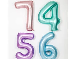 Folie Ballon Cijfer 0 Pastel Roze XL 86cm Leeg -Feestspullen Winkel folie ballon cijfer 0 pastel roze xl 86cm leeg 3