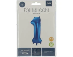 Folie Ballon Cijfer 1 Blauw Metallic XL 86cm Leeg 6 Folie Ballon Cijfer 1 Blauw Metallic XL 86cm Leeg -Feestspullen Winkel folie ballon cijfer 1 blauw metallic xl 86cm leeg 2