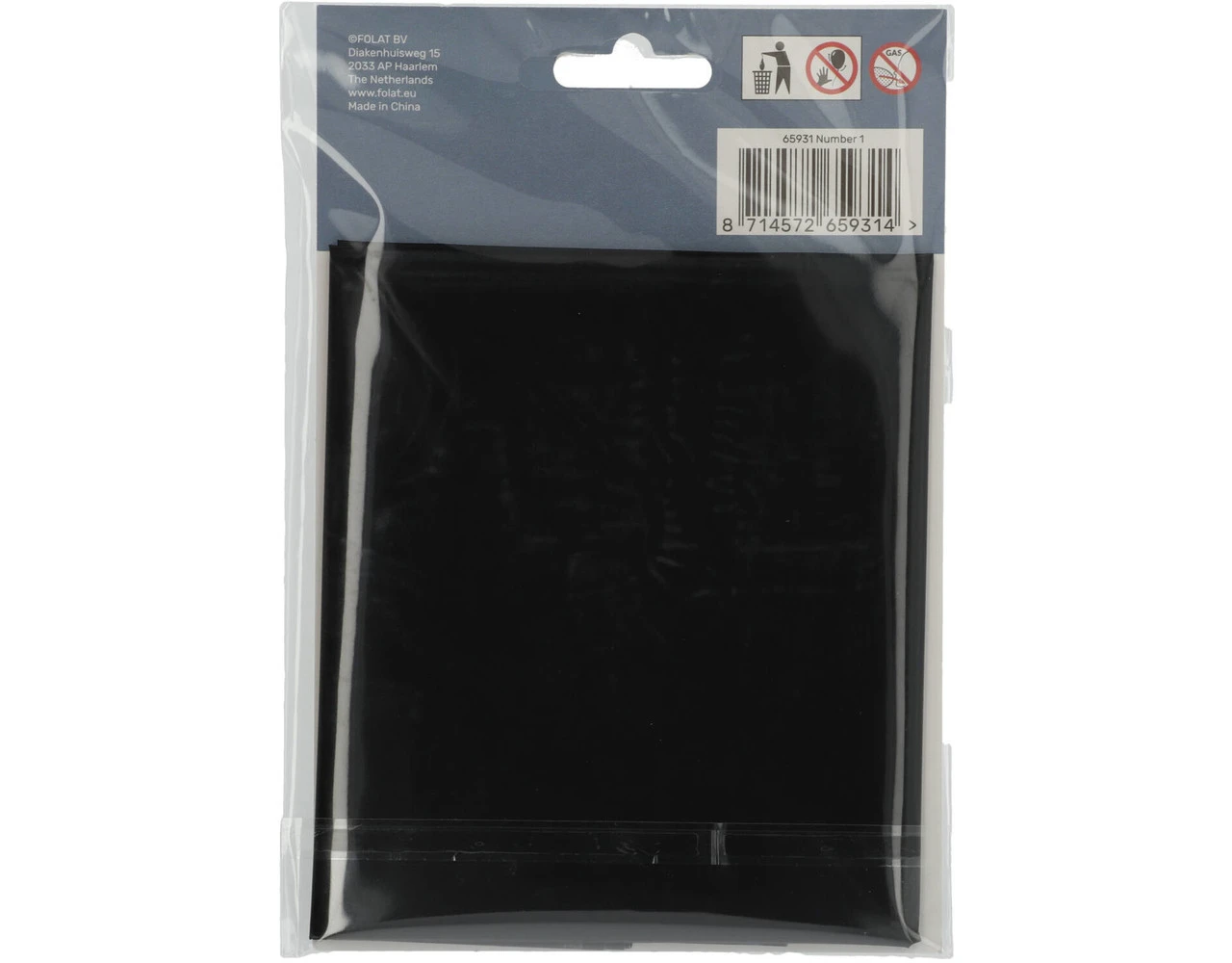 Folie Ballon Cijfer 1 Mat Zwart XL 86cm Leeg 3 Folie Ballon Cijfer 1 Mat Zwart XL 86cm Leeg - Afbeelding 3