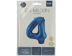 Folie Ballon Cijfer 4 Blauw Metallic XL 86cm Leeg 6 Folie Ballon Cijfer 4 Blauw Metallic XL 86cm Leeg -Feestspullen Winkel folie ballon cijfer 4 blauw metallic xl 86cm leeg 2