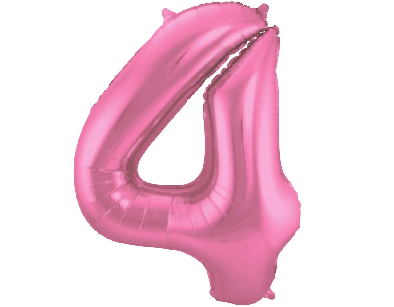 Folie Ballon Cijfer 4 Mat Roze XL 86cm Leeg 1 Folie Ballon Cijfer 4 Mat Roze XL 86cm Leeg