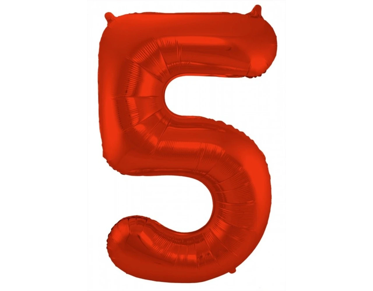 Folie Ballon Cijfer 5 Mat Rood XL 86cm Leeg 1 Folie Ballon Cijfer 5 Mat Rood XL 86cm Leeg