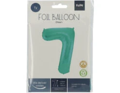 Folie Ballon Cijfer 7 Mat Groen XL 86cm Leeg 6 Folie Ballon Cijfer 7 Mat Groen XL 86cm Leeg -Feestspullen Winkel folie ballon cijfer 7 mat groen xl 86cm leeg 2