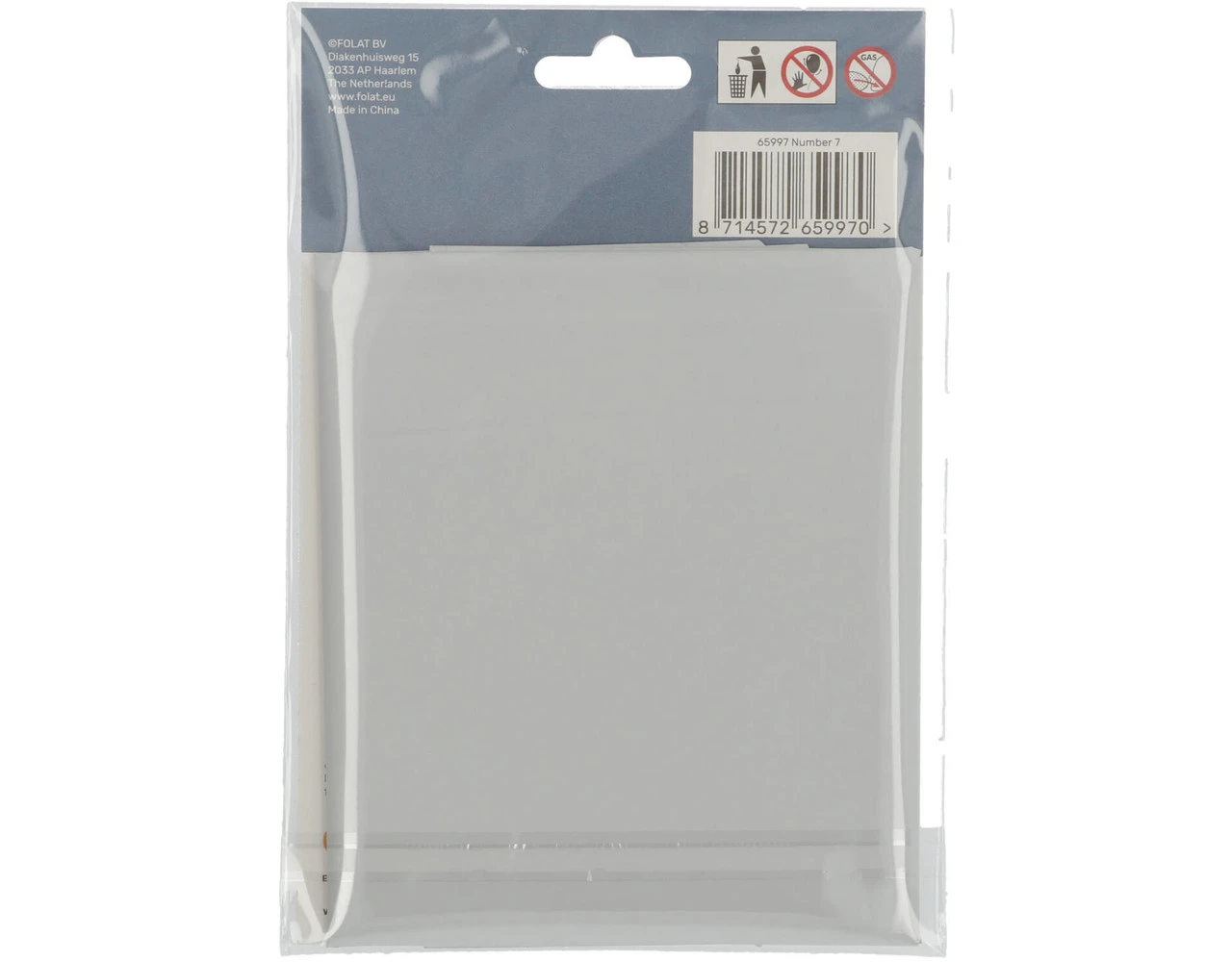 Folie Ballon Cijfer 7 Mat Wit XL 86cm Leeg 3 Folie Ballon Cijfer 7 Mat Wit XL 86cm Leeg - Afbeelding 3