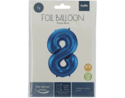 Folie Ballon Cijfer 8 Blauw Metallic XL 86cm Leeg 6 Folie Ballon Cijfer 8 Blauw Metallic XL 86cm Leeg -Feestspullen Winkel folie ballon cijfer 8 blauw metallic xl 86cm leeg 2