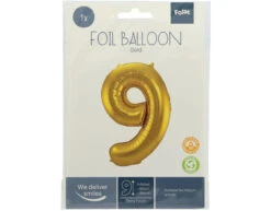 Folie Ballon Cijfer 9 Goud Metallic XL 86cm Leeg 6 Folie Ballon Cijfer 9 Goud Metallic XL 86cm Leeg -Feestspullen Winkel folie ballon cijfer 9 goud metallic xl 86cm leeg 2