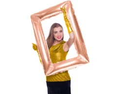 Folie Ballon Fotolijst Rose Goud 85cm